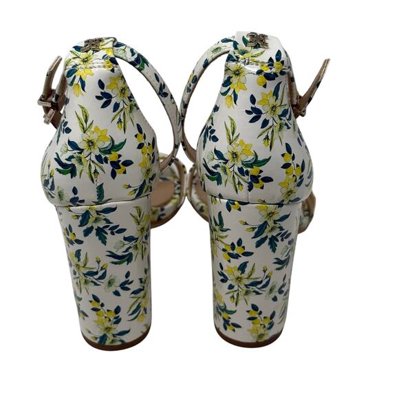 Sam Edelman Yaro Floral Block Heel Sandals Women’s 6.5 Ankle Strap Heels - Picture 5 of 11